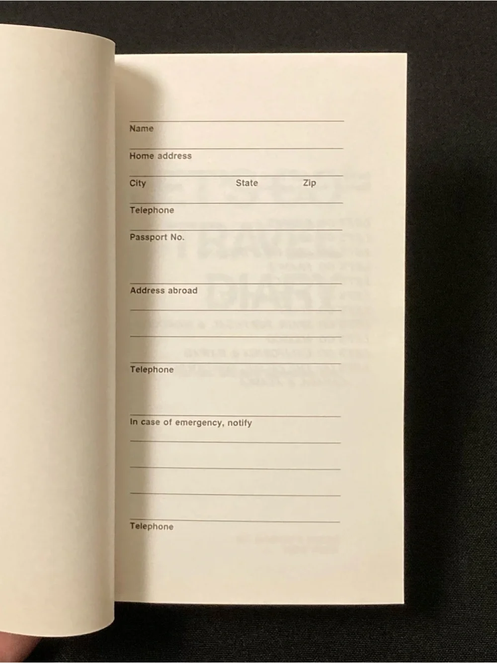 ⭐️ Vintage 1988 Harvard Student Agency Let’s Go Travel Diary Rainbow Paperback